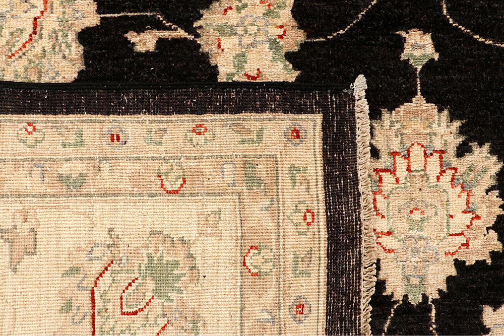 Black Ziegler 8' 11 x 11' 7 - No. 66452 - ALRUG Rug Store