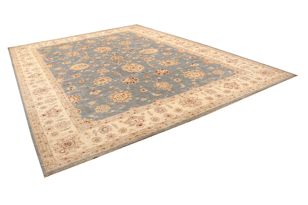 Silver Ziegler 9' 11 x 13' 9 - No. 66458 - ALRUG Rug Store