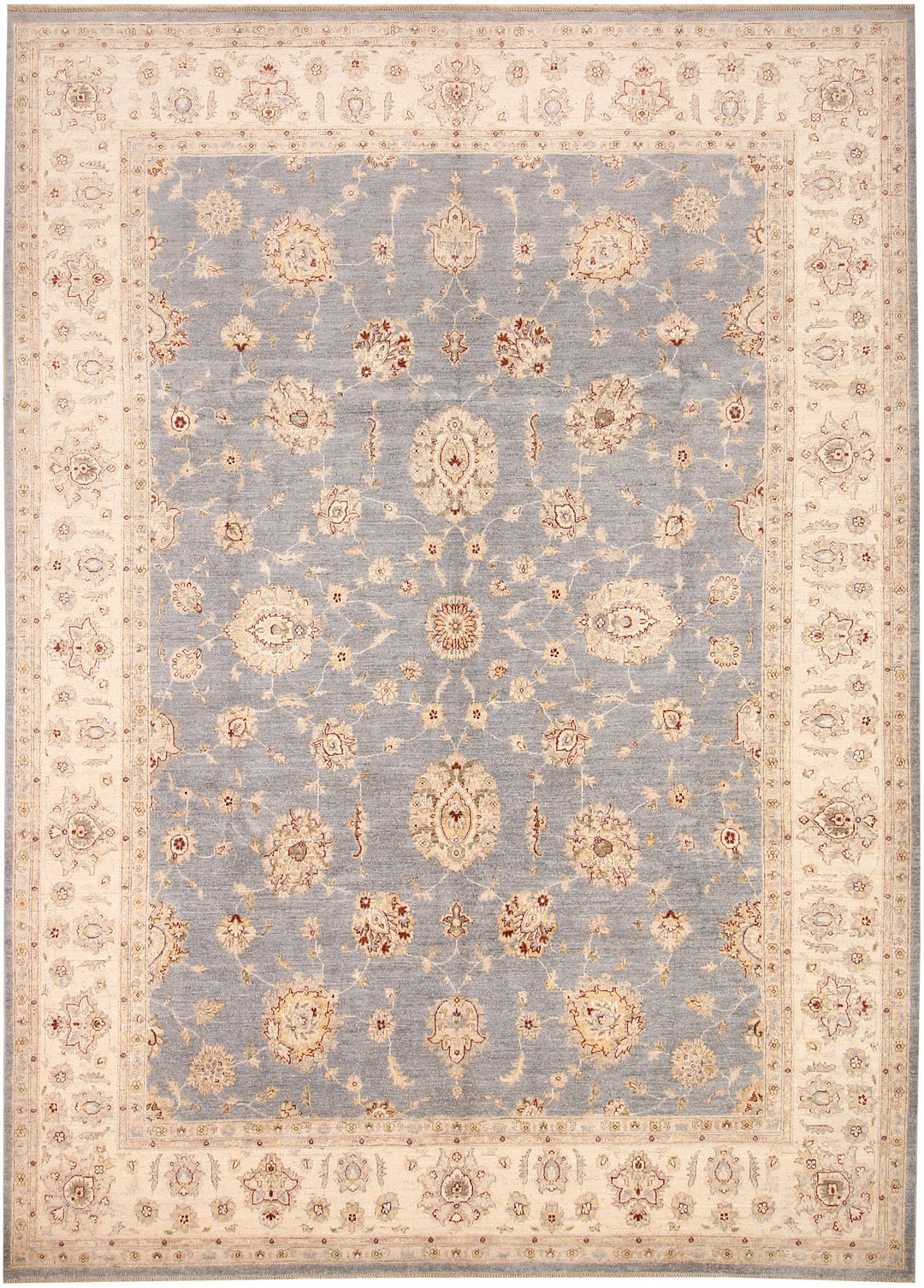 Silver Ziegler 9' 11 x 13' 9 - No. 66458 - ALRUG Rug Store