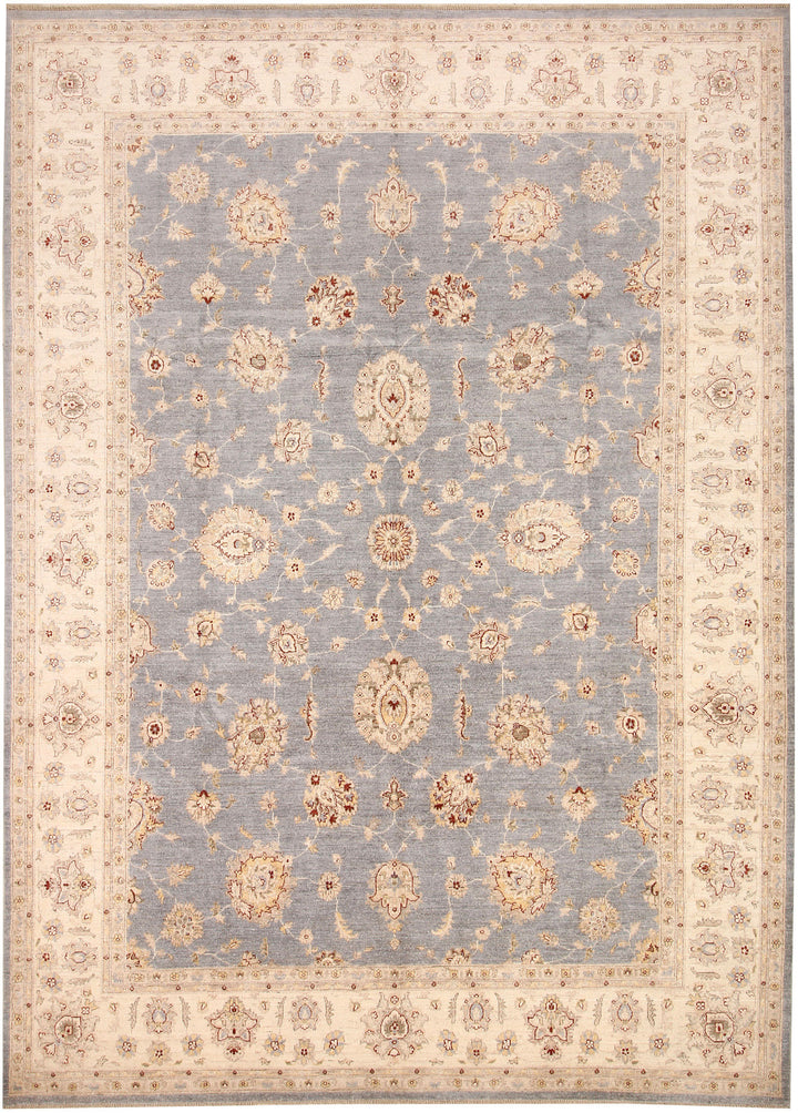 Silver Ziegler 9' 11 x 13' 9 - No. 66458 - ALRUG Rug Store