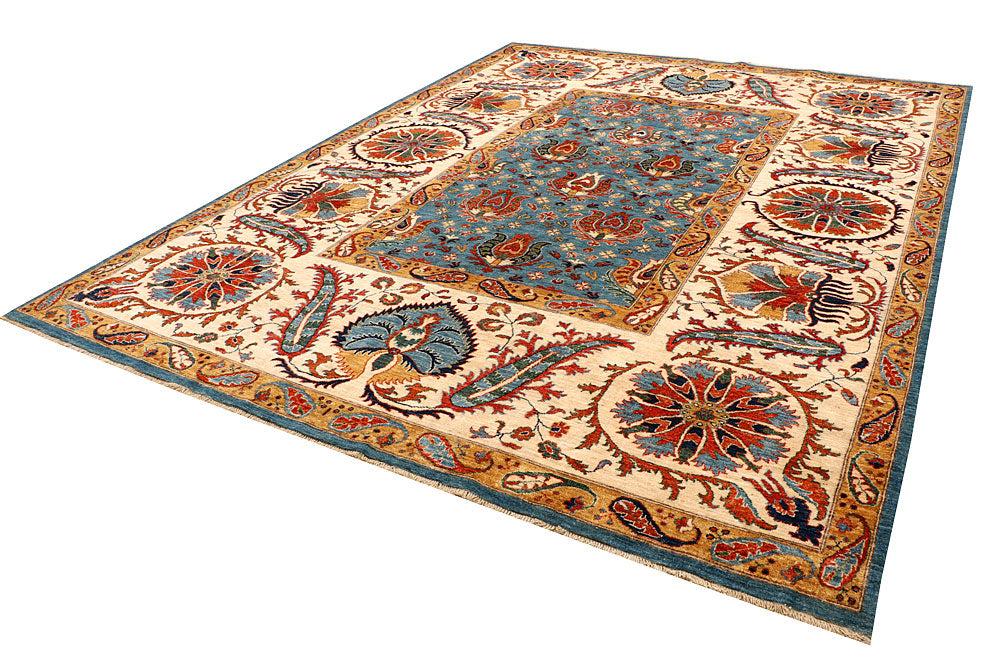 Light Slate Grey Ziegler 8' 11 x 11' 9 - No. 66459 - ALRUG Rug Store