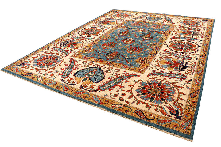 Light Slate Grey Ziegler 8' 11 x 11' 9 - No. 66459 - ALRUG Rug Store