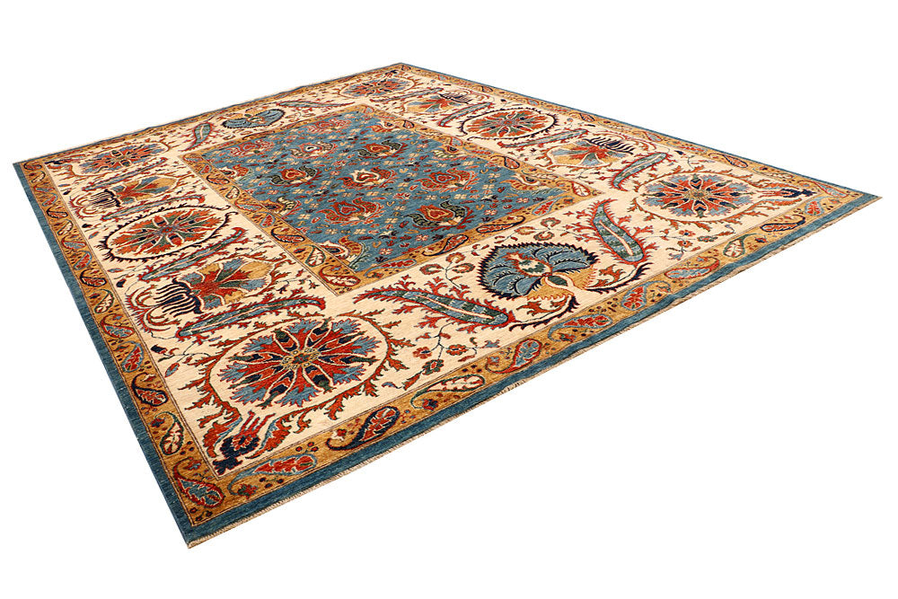 Light Slate Grey Ziegler 8' 11 x 11' 9 - No. 66459 - ALRUG Rug Store