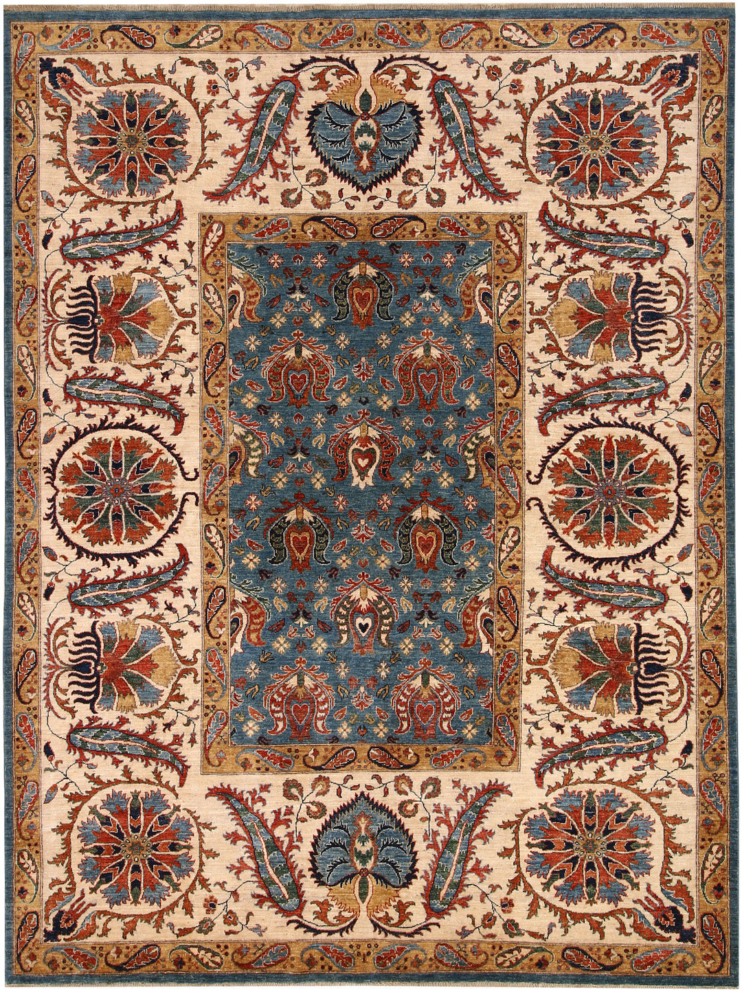 Light Slate Grey Ziegler 8' 11 x 11' 9 - No. 66459 - ALRUG Rug Store