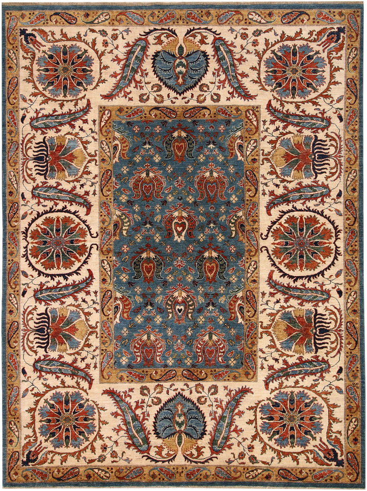 Light Slate Grey Ziegler 8' 11 x 11' 9 - No. 66459 - ALRUG Rug Store