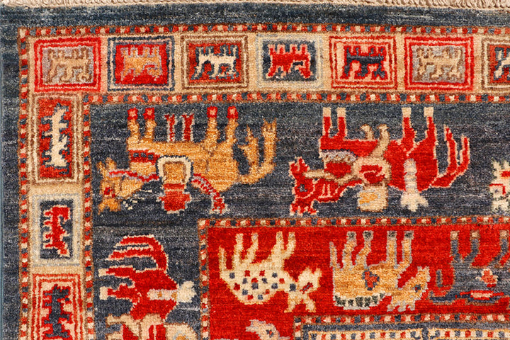 Multi Colored Ziegler 4' x 11' 10 - No. 66467 - ALRUG Rug Store