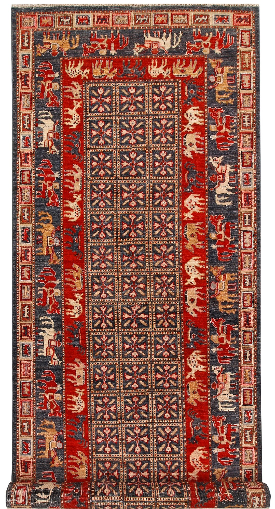 Multi Colored Ziegler 4' x 11' 10 - No. 66467 - ALRUG Rug Store