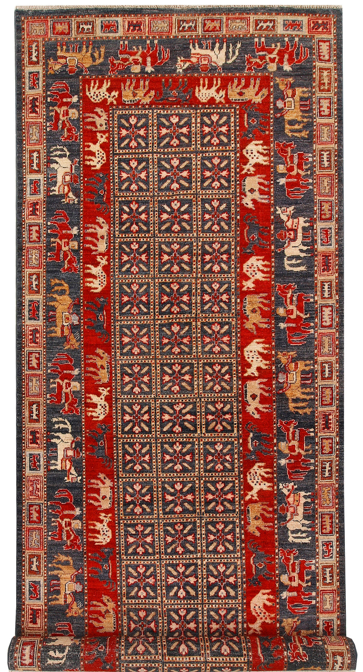 Multi Colored Ziegler 4' x 11' 10 - No. 66467 - ALRUG Rug Store