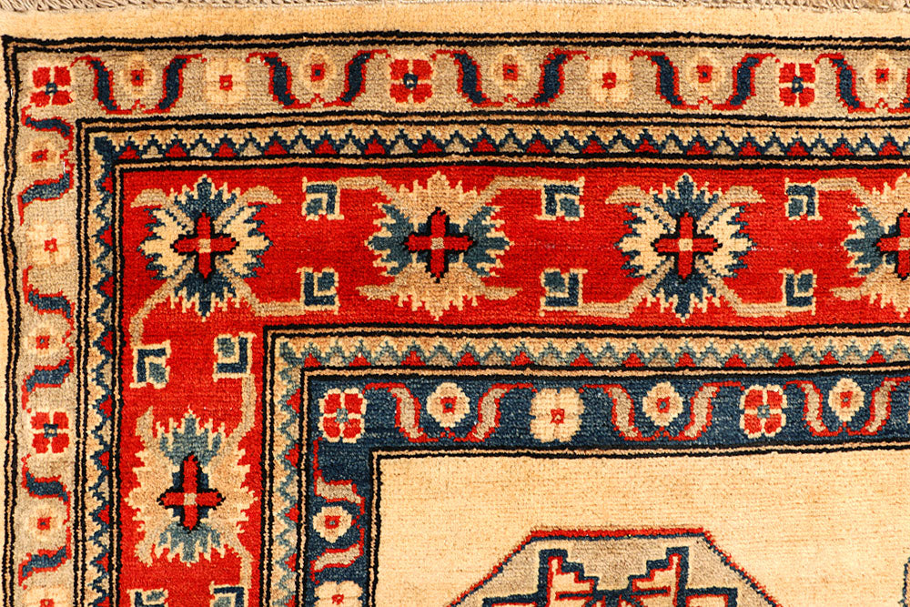 Navajo White Kazak 6' x 8' 6 - No. 66471 - ALRUG Rug Store