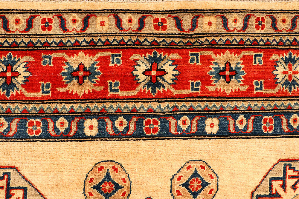 Navajo White Kazak 6' x 8' 6 - No. 66471 - ALRUG Rug Store
