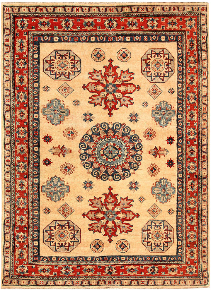 Navajo White Kazak 6' x 8' 6 - No. 66471 - ALRUG Rug Store