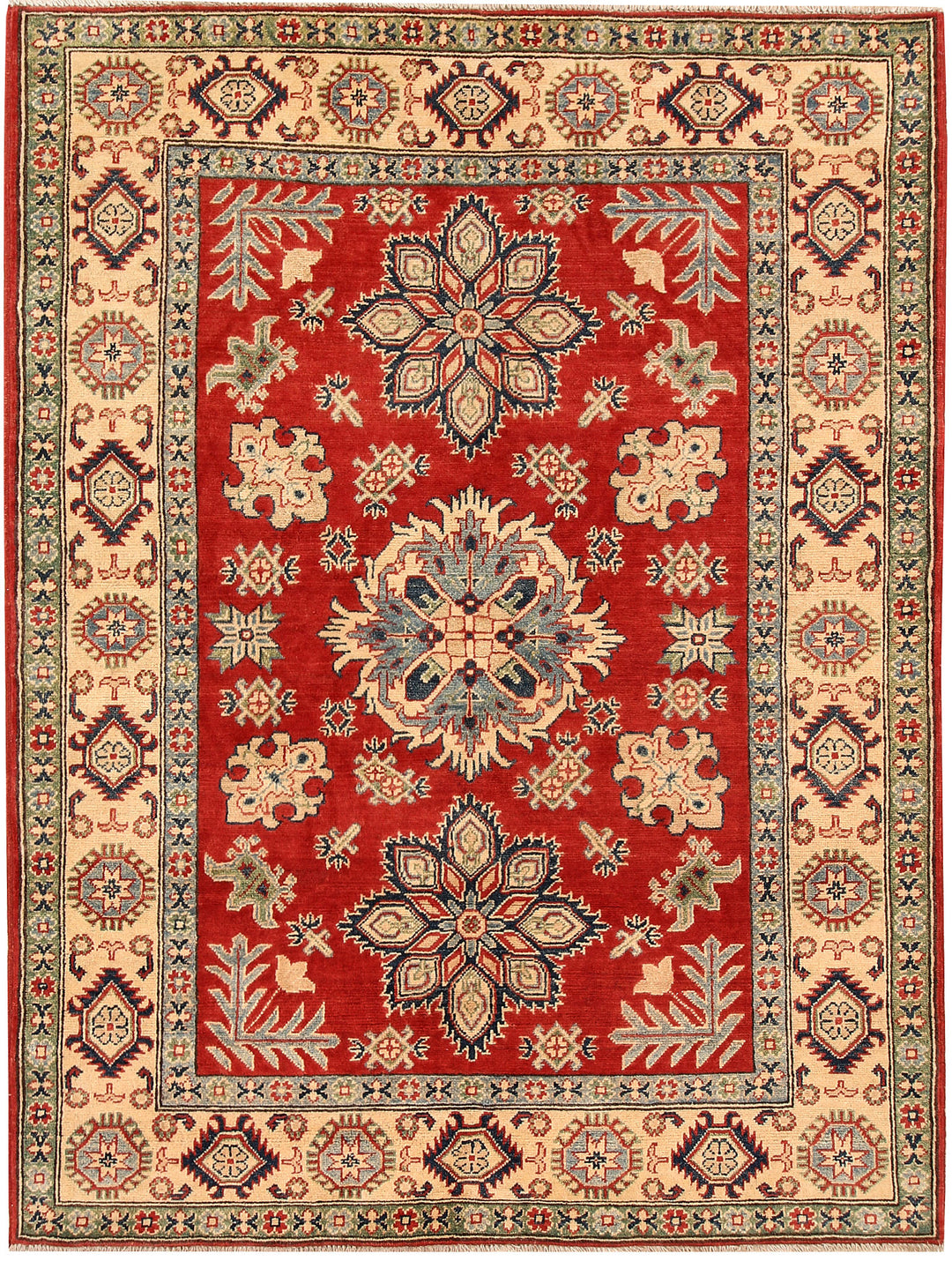 Firebrick Kazak 4' 11 x 6' 7 - No. 66472 - ALRUG Rug Store