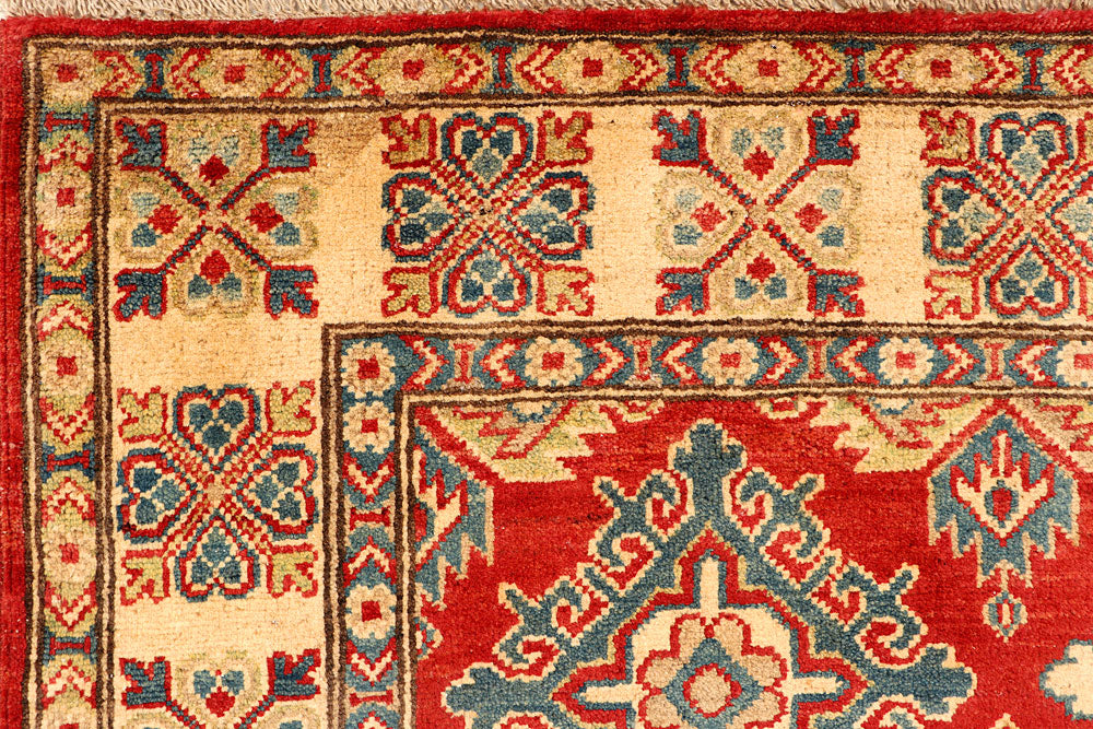 Firebrick Kazak 5' 2 x 6' 9 - No. 66473 - ALRUG Rug Store