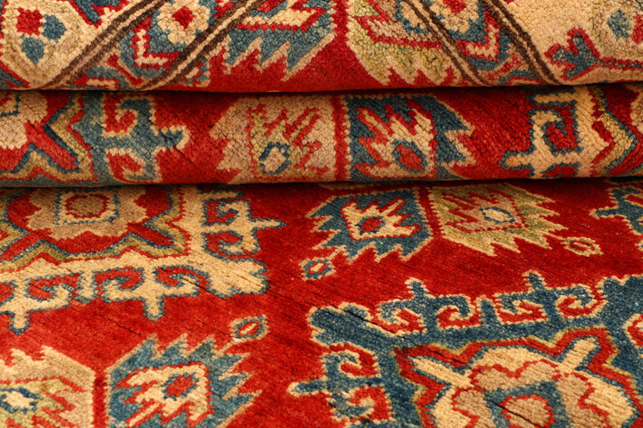 Firebrick Kazak 5' 2 x 6' 9 - No. 66473 - ALRUG Rug Store