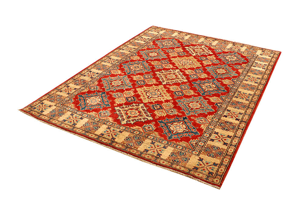 Firebrick Kazak 5' 2 x 6' 9 - No. 66473 - ALRUG Rug Store