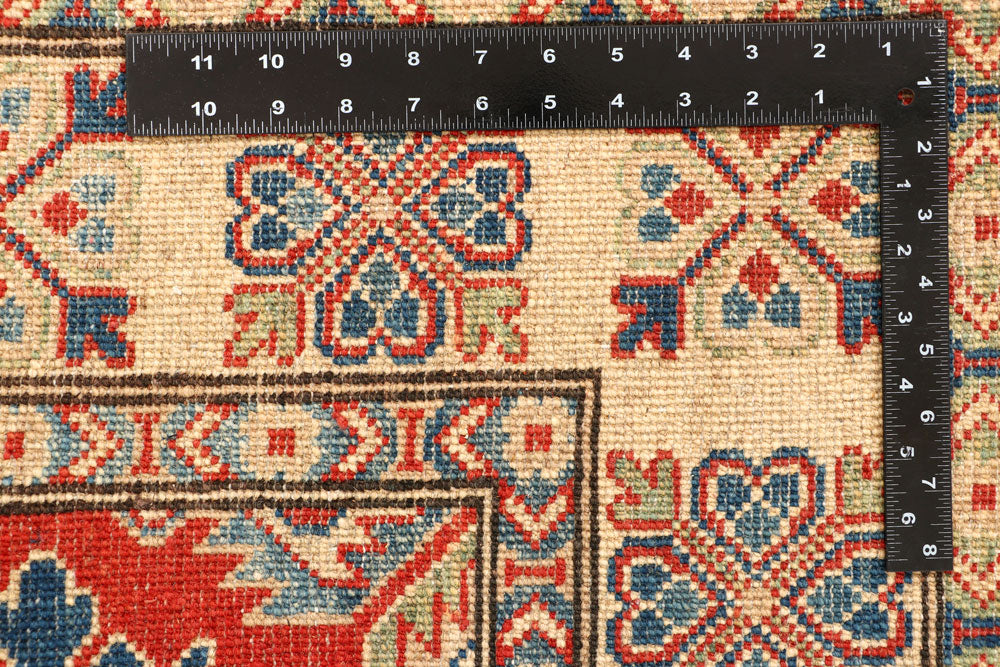 Firebrick Kazak 5' 2 x 6' 9 - No. 66473 - ALRUG Rug Store