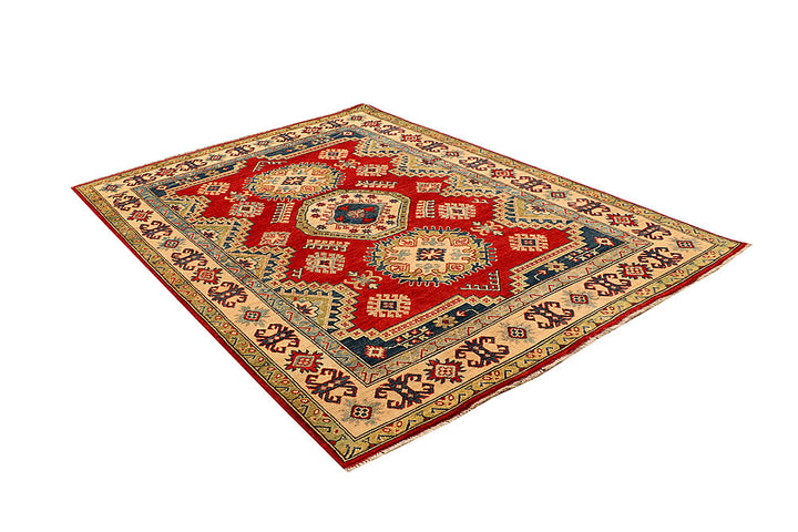 Firebrick Kazak 5' 1 x 7' 1 - No. 66474 - ALRUG Rug Store