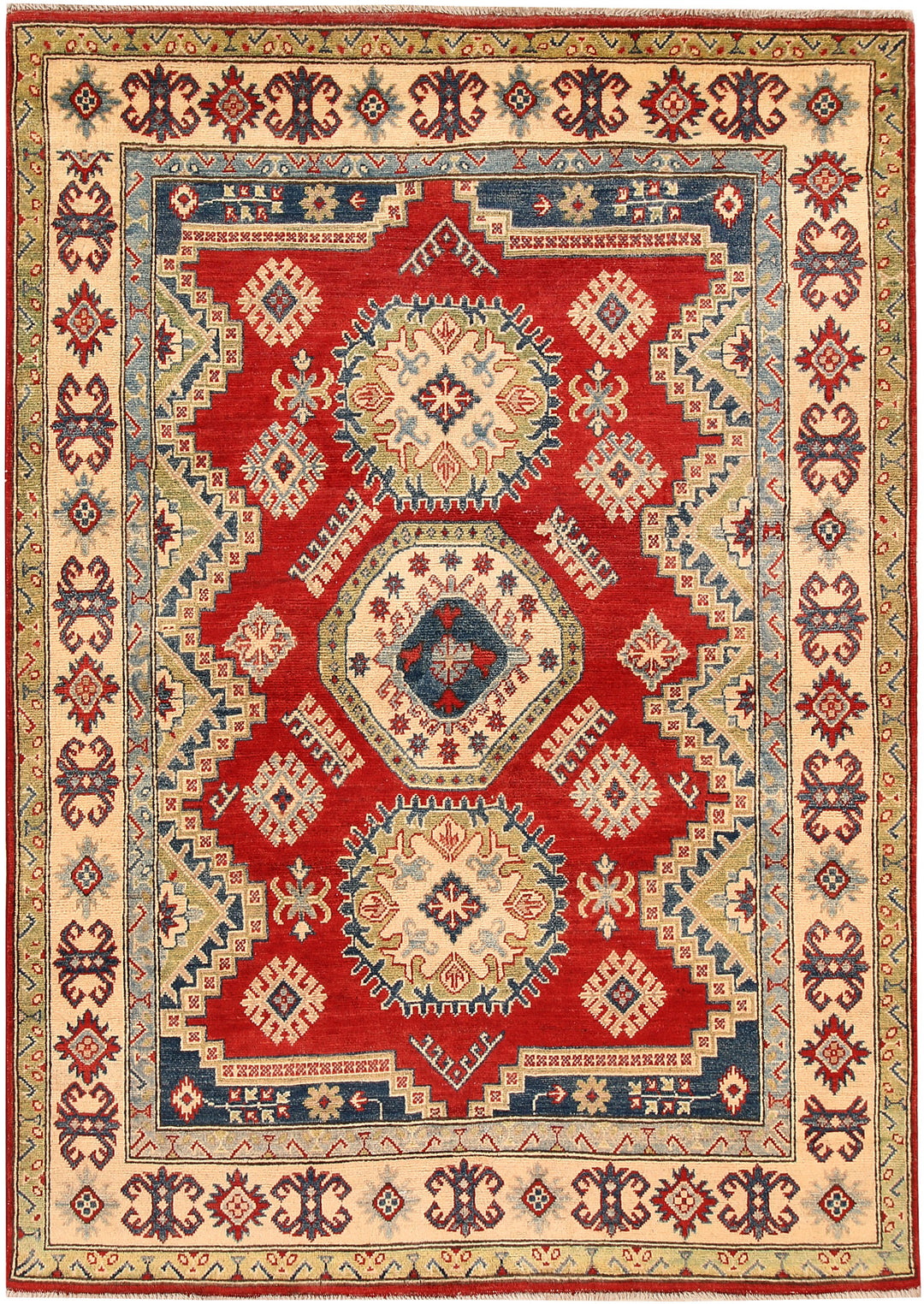 Firebrick Kazak 5' 1 x 7' 1 - No. 66474 - ALRUG Rug Store