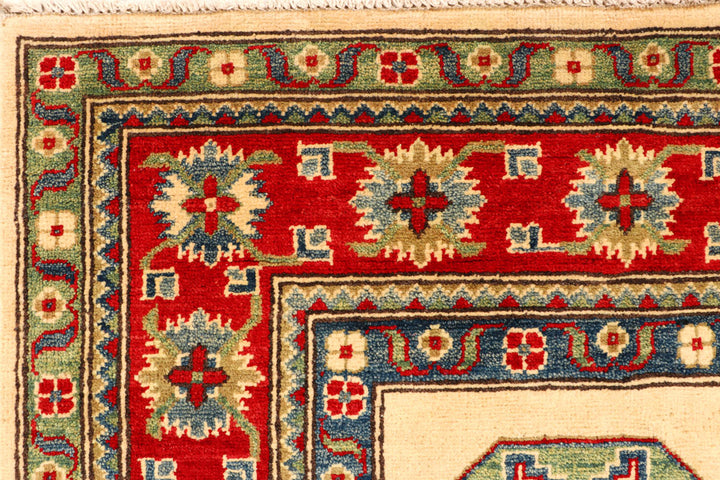 Bisque Kazak 5' 8 x 9' 5 - No. 66476 - ALRUG Rug Store
