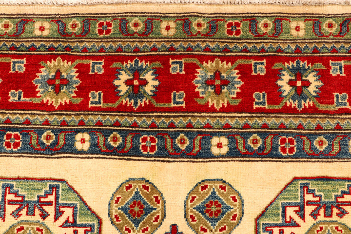 Bisque Kazak 5' 8 x 9' 5 - No. 66476 - ALRUG Rug Store