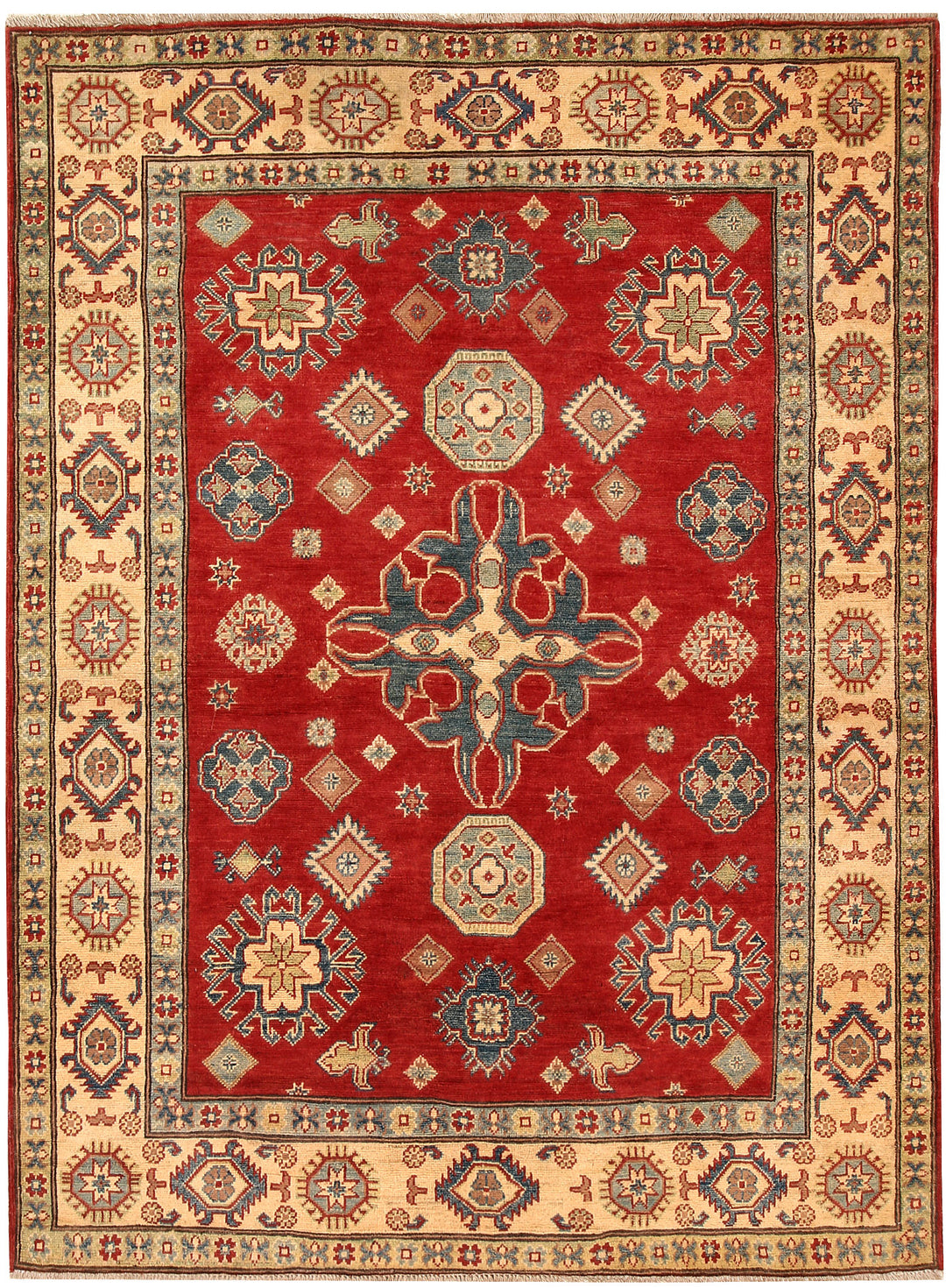 Firebrick Kazak 5' x 6' 9 - No. 66477 - ALRUG Rug Store