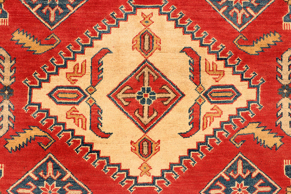 Tomato Kazak 5' 7 x 7' 8 - No. 66478 - ALRUG Rug Store