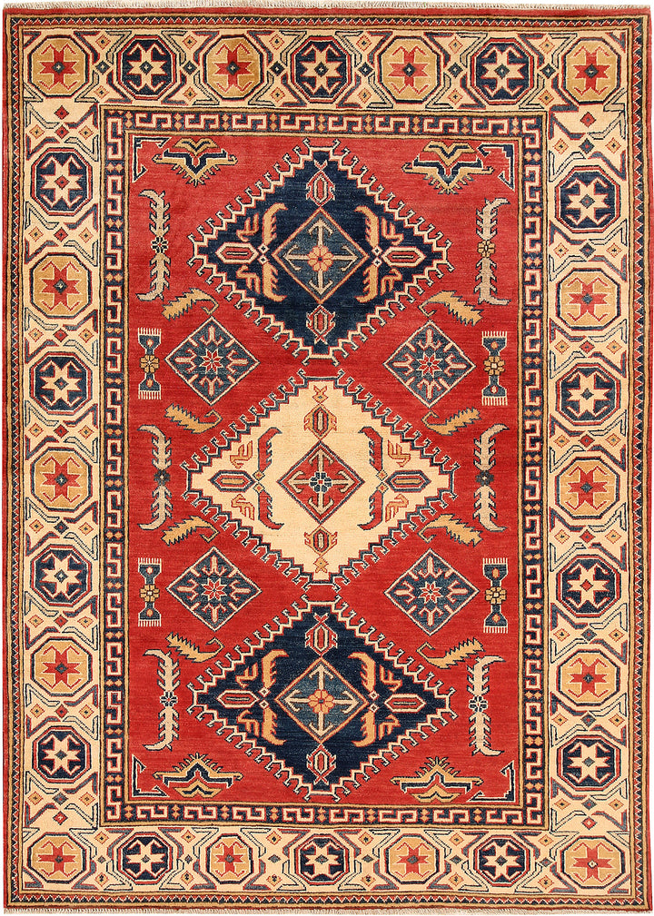 Tomato Kazak 5' 7 x 7' 8 - No. 66478 - ALRUG Rug Store