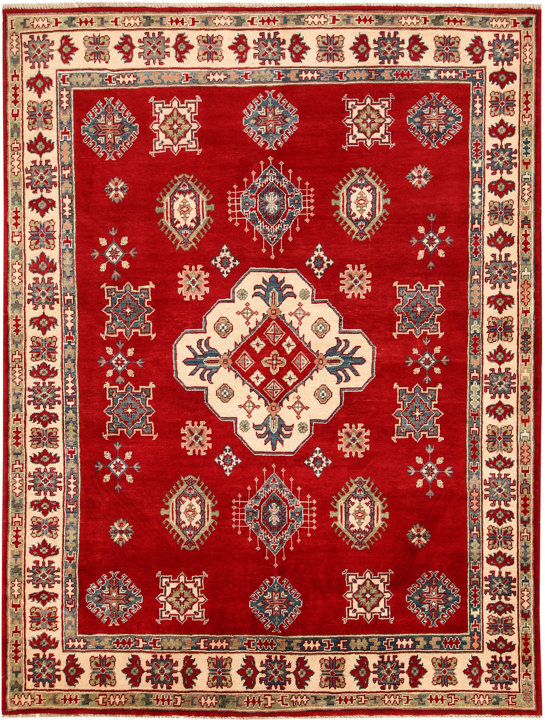 Firebrick Kazak 6' 2 x 8' 2 - No. 66479 - ALRUG Rug Store