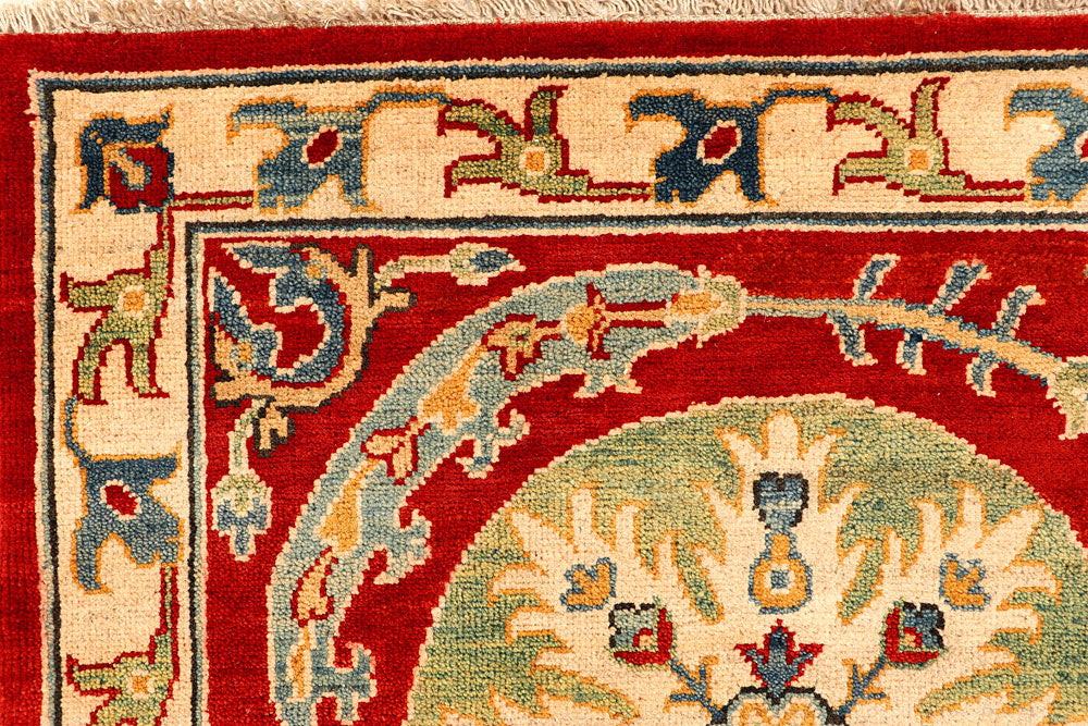 Firebrick Kazak 5' x 6' 11 - No. 66481 - ALRUG Rug Store