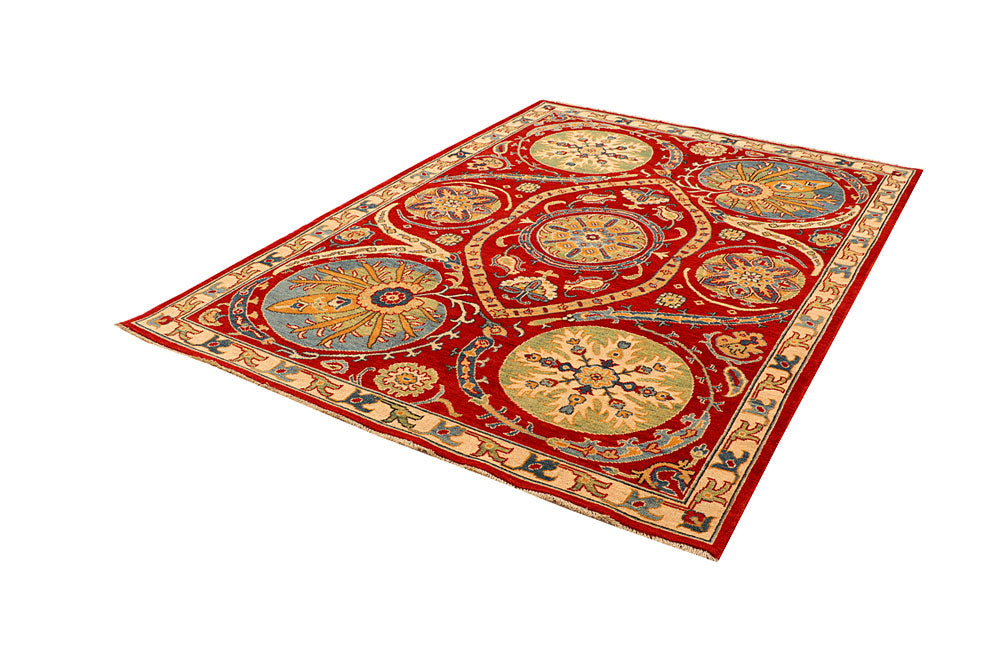 Firebrick Kazak 5' x 6' 11 - No. 66481 - ALRUG Rug Store