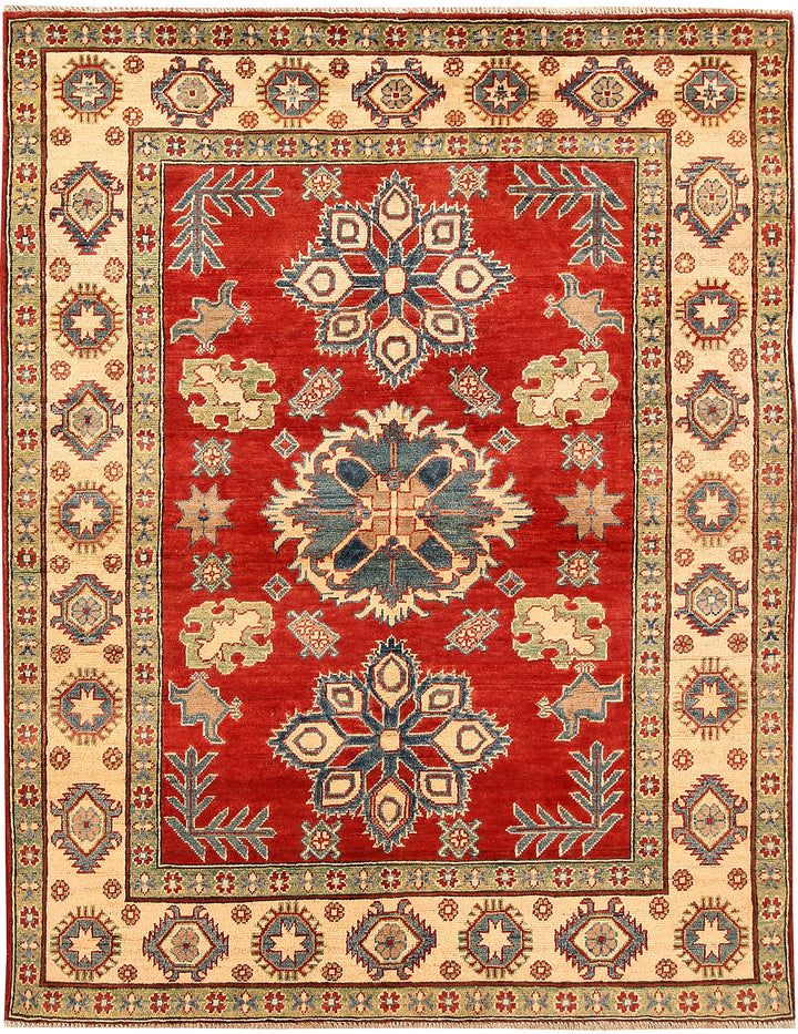 Firebrick Kazak 5' x 6' 4 - No. 66482 - ALRUG Rug Store