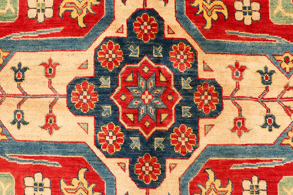 Multi Colored Kazak 5' 8 x 9' 4 - No. 66483 - ALRUG Rug Store