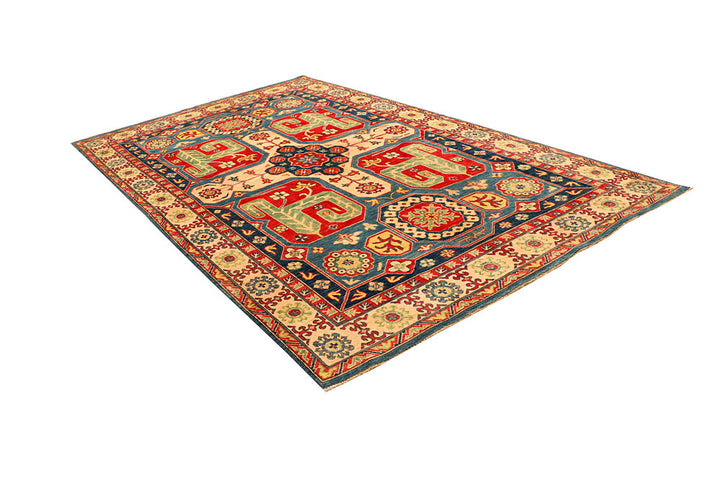 Multi Colored Kazak 5' 8 x 9' 4 - No. 66483 - ALRUG Rug Store