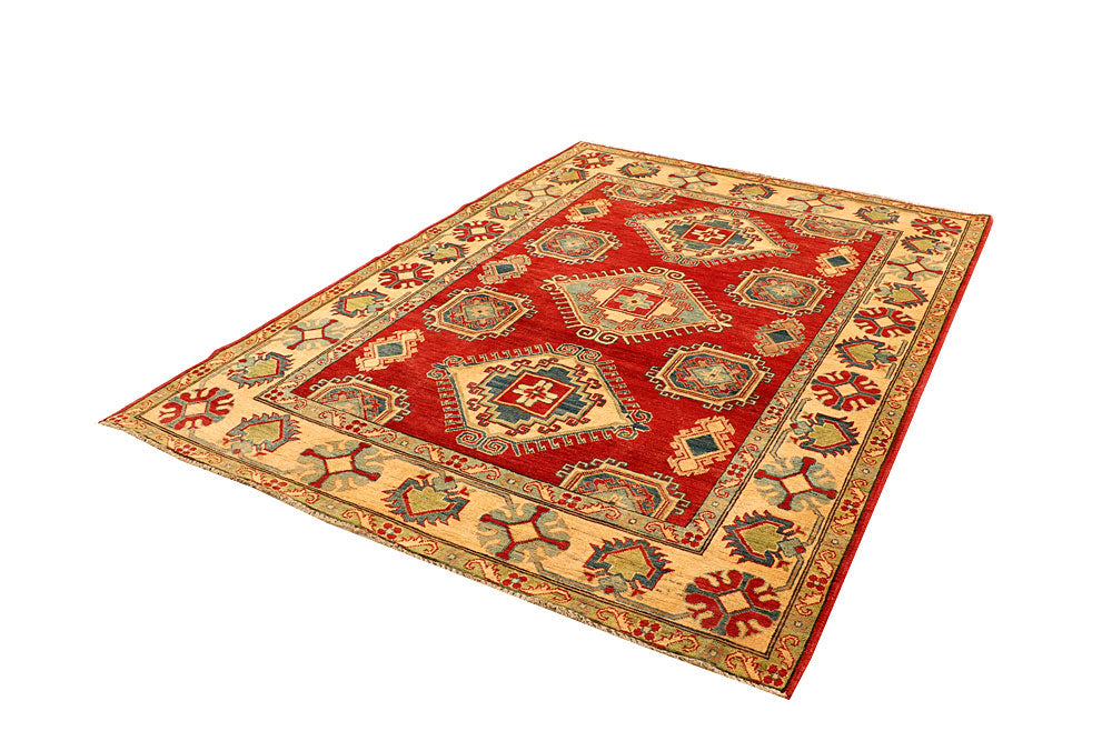Firebrick Kazak 5' 8 x 7' 9 - No. 66484 - ALRUG Rug Store