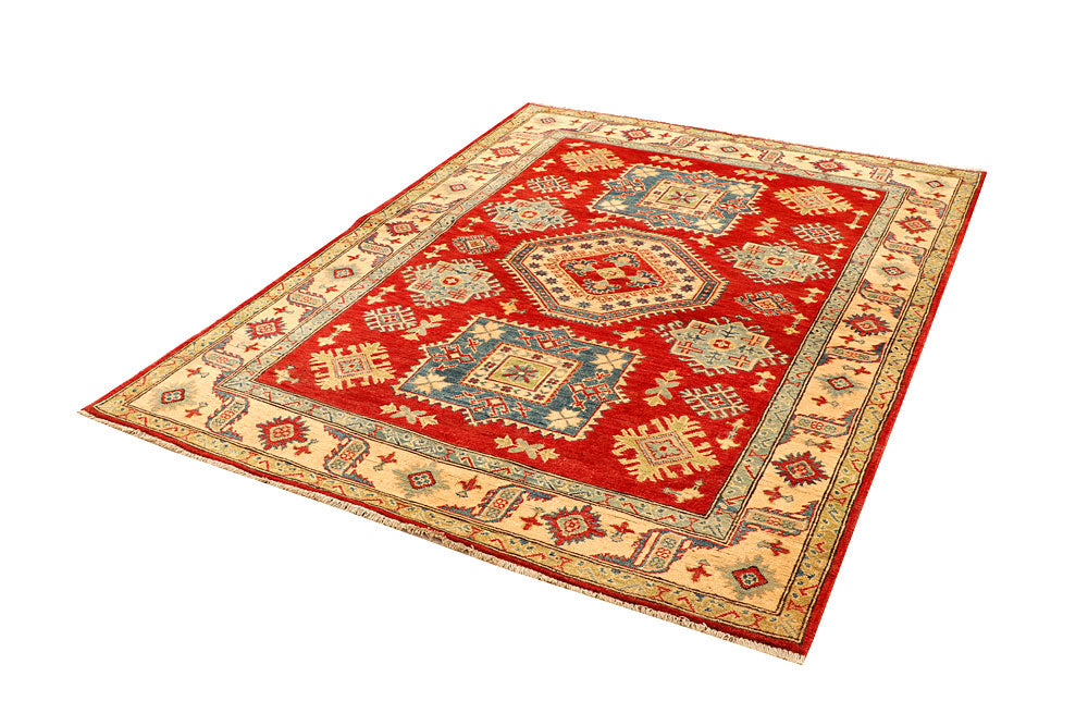 Firebrick Kazak 5' x 6' 8 - No. 66485 - ALRUG Rug Store