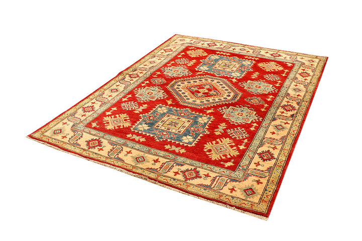 Firebrick Kazak 5' x 6' 8 - No. 66485 - ALRUG Rug Store