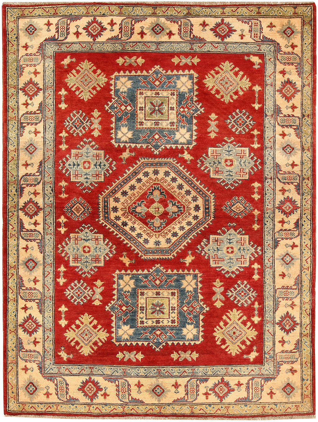 Firebrick Kazak 5' x 6' 8 - No. 66485 - ALRUG Rug Store