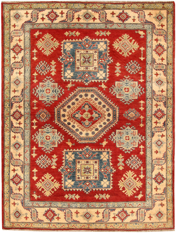 Firebrick Kazak 5' x 6' 8 - No. 66485 - ALRUG Rug Store