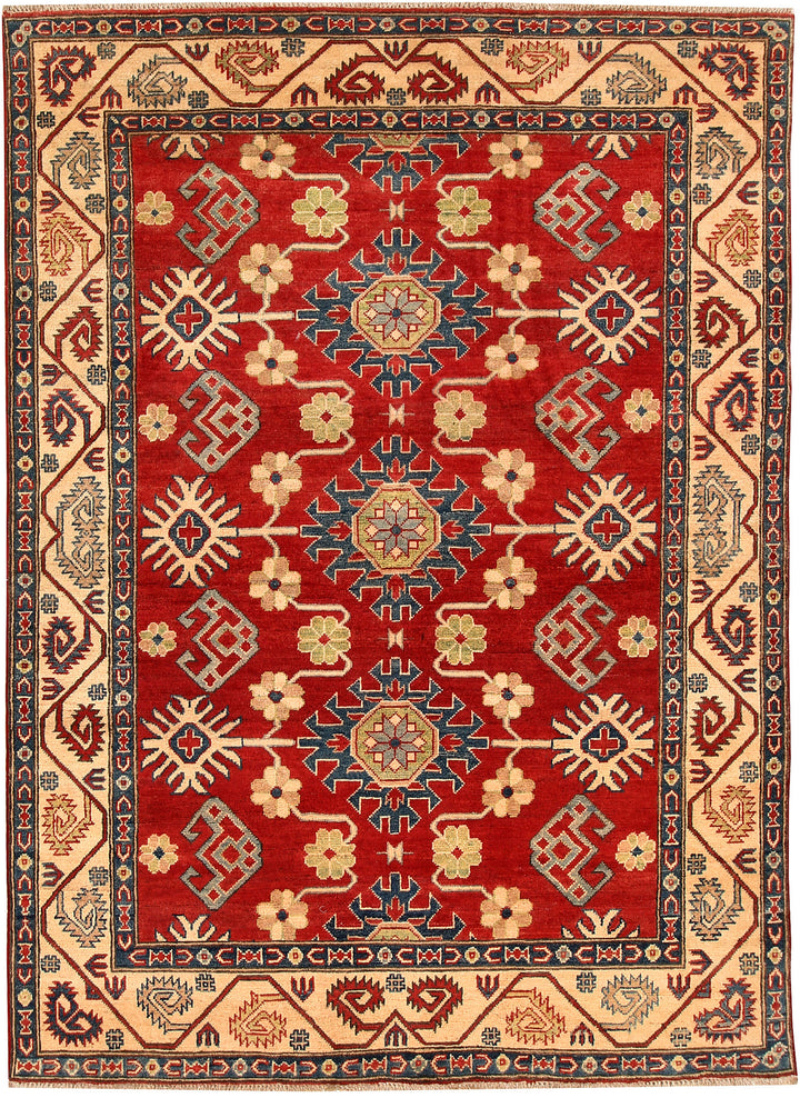Firebrick Kazak 4' 11 x 6' 9 - No. 66486 - ALRUG Rug Store