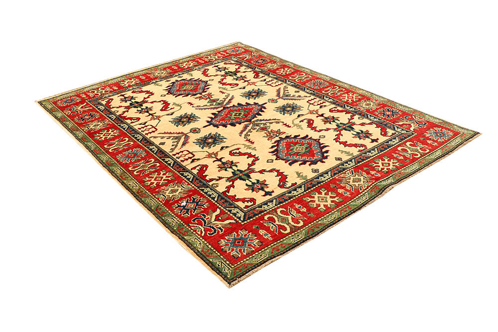 Cornsilk Kazak 5' x 6' 6 - No. 66487 - ALRUG Rug Store