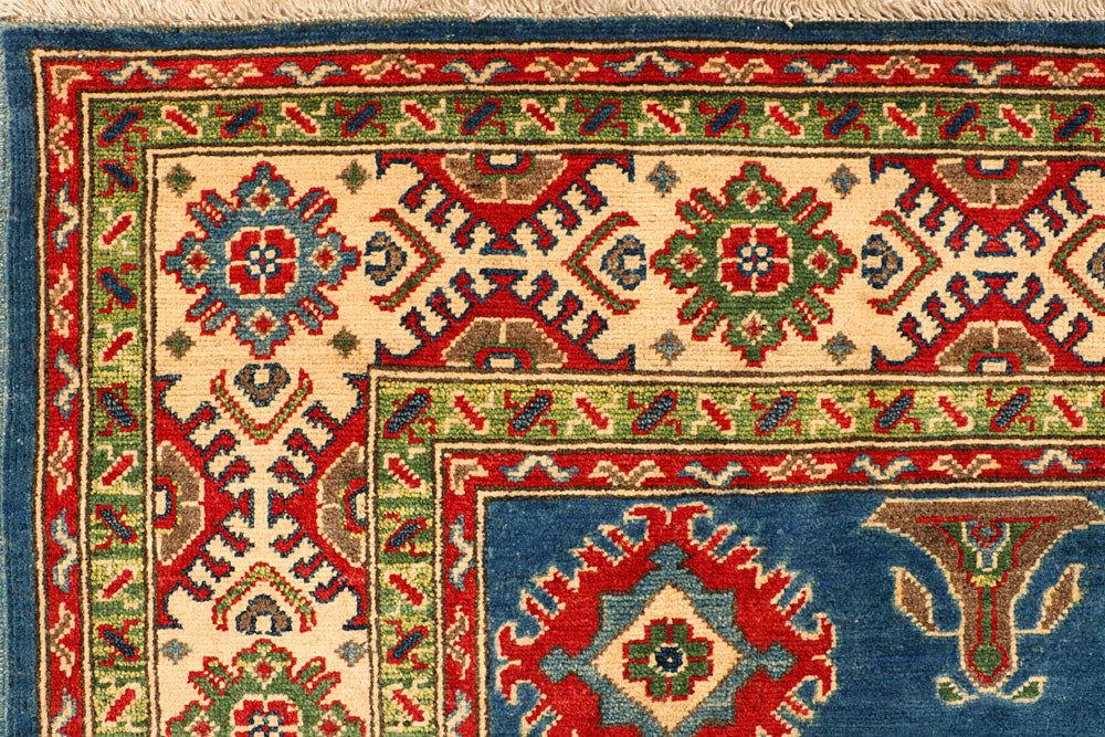 Dark Blue Kazak 5' 8 x 7' 9 - No. 66488 - ALRUG Rug Store