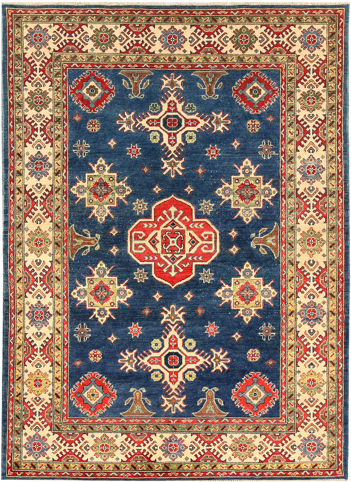 Dark Blue Kazak 5' 8 x 7' 9 - No. 66488 - ALRUG Rug Store