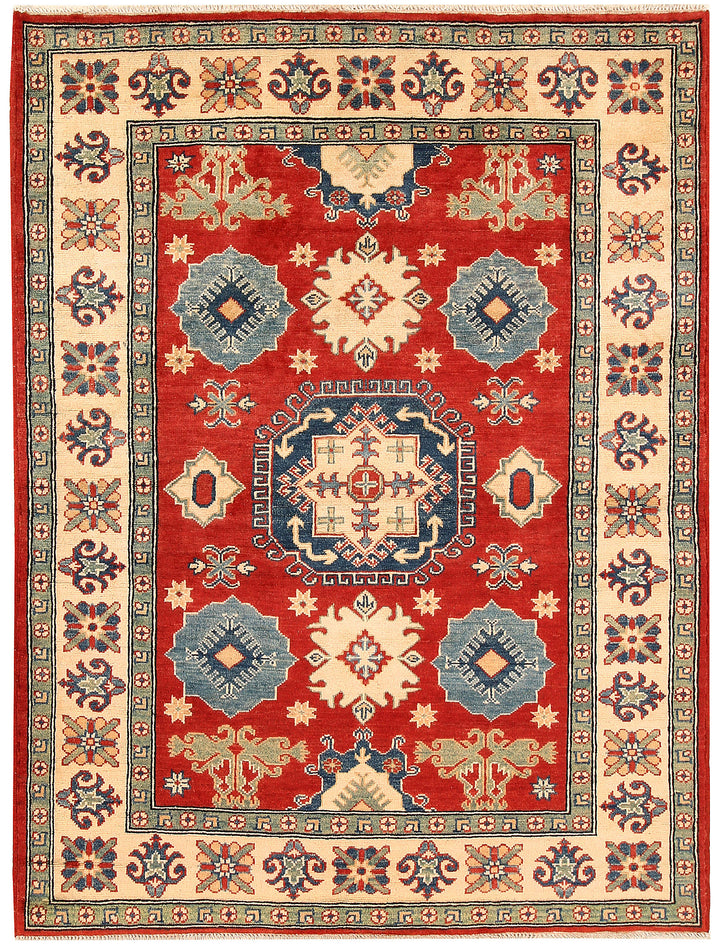 Firebrick Kazak 4' 9 x 6' 4 - No. 66490 - ALRUG Rug Store
