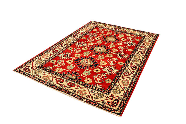 Red Kazak 4' 10 x 6' 11 - No. 66491 - ALRUG Rug Store