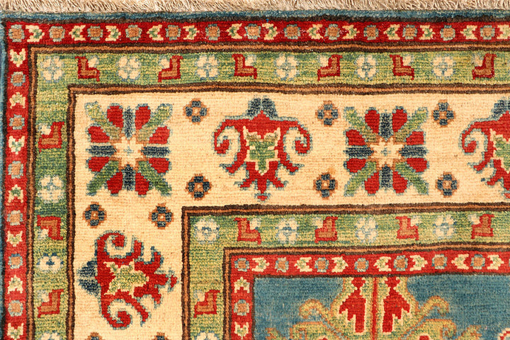 Cadet Blue Kazak 5' 6 x 8' 4 - No. 66492 - ALRUG Rug Store