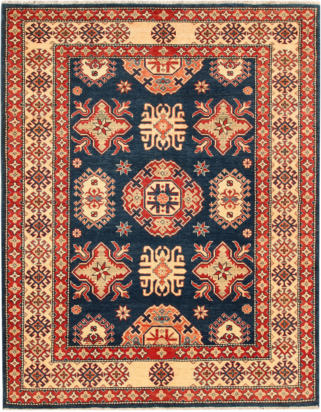 Midnight Blue Kazak 6' 1 x 7' 8 - No. 66493 - ALRUG Rug Store