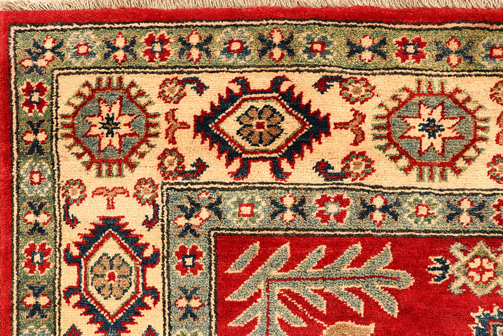 Firebrick Kazak 5' 1 x 6' 9 - No. 66494 - ALRUG Rug Store