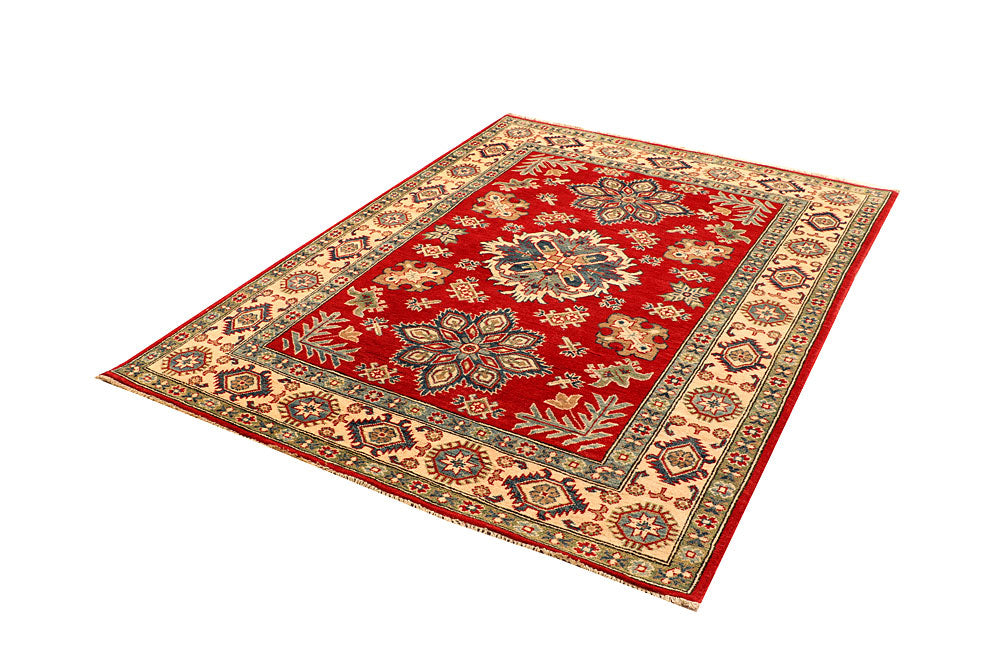 Firebrick Kazak 5' 1 x 6' 9 - No. 66494 - ALRUG Rug Store