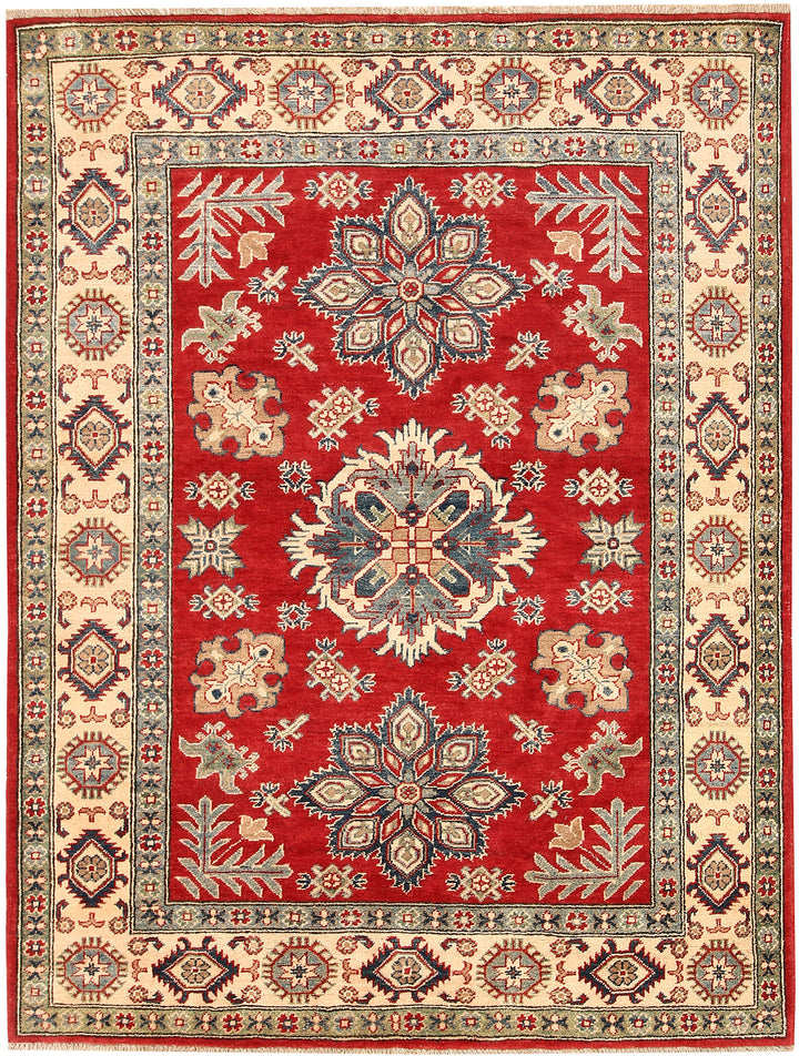 Firebrick Kazak 5' 1 x 6' 9 - No. 66494 - ALRUG Rug Store