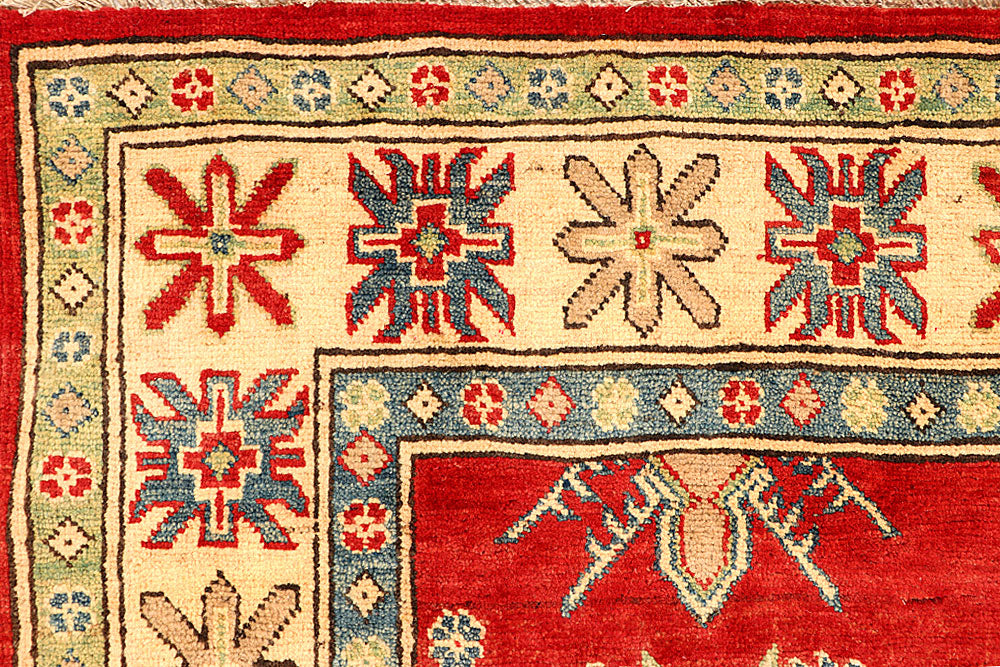 Red Kazak 5' 1 x 6' 11 - No. 66495 - ALRUG Rug Store